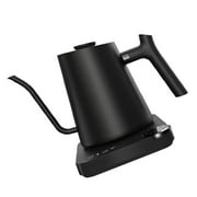 Suodoka 1200W Gooseneck Electric Kettle, 0.9L / 30oz, 110V US Plug, Precise Temperature Control & Auto Shut-Off, 304 Stainless Steel Inner Tea Maker, Black
