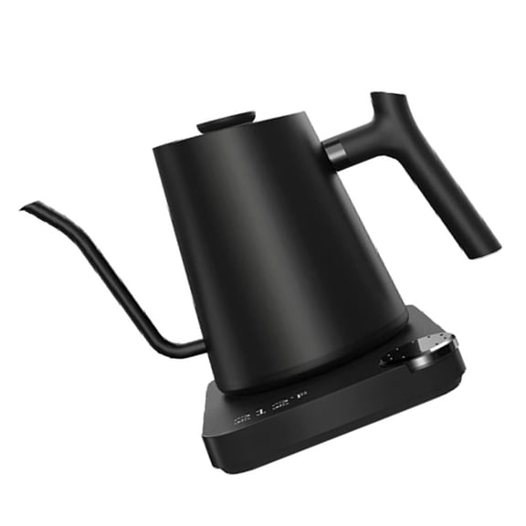 Suodoka 1200W Gooseneck Electric Kettle, 0.9L / 30oz, 110V US Plug, Precise Temperature Control & Auto Shut-Off, 304 Stainless Steel Inner Tea Maker, Black