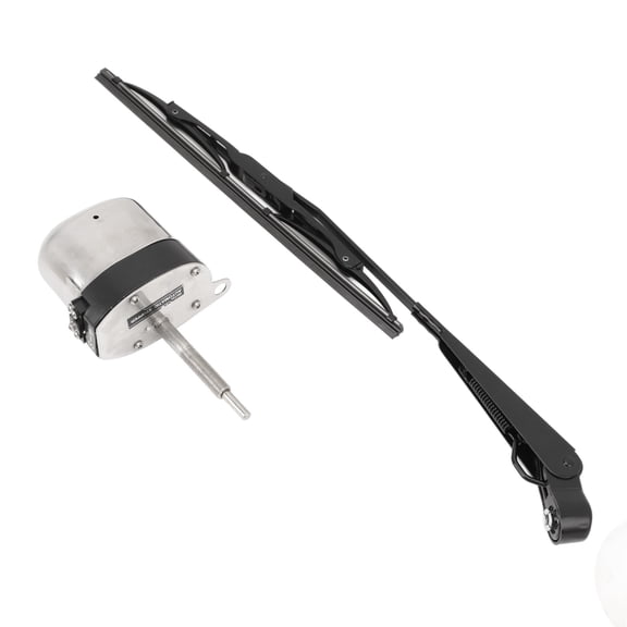 Suodoka 12V 105 Degree Rotating Windshield Wiper Motor Kit Universal Electric Wiper Arm Motor Set for Tractor Fishing Boat ATV UTV