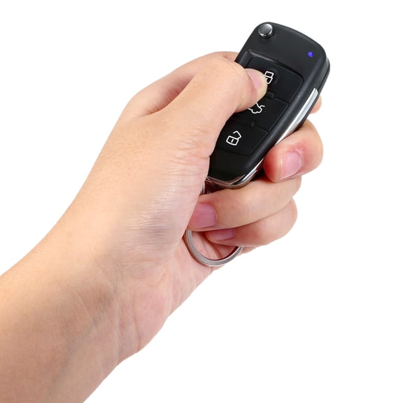 Suodoka 12V Universal Car Keyless Entry System Remote Central Locking Kit with 4 Door Actuators, Trunk Release & 2 Fobs
