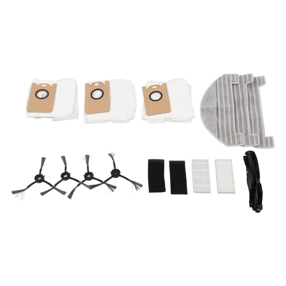 Suodoka 13-Piece Sweeper Accessories Kit Replacement for Proscenic M8 Pro Vacuum Cleaner Attachments Floor Sweeper Brush Filter Screen Dust Bag 10.24 inches / 26 cm