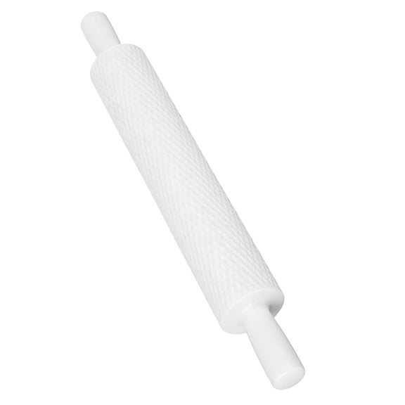 Suodoka 14.4 Inches Fondant Cake Embossing Rolling Pin Diamond Grid Baking Dough Roller for Cookies Biscuits Decorating Tool