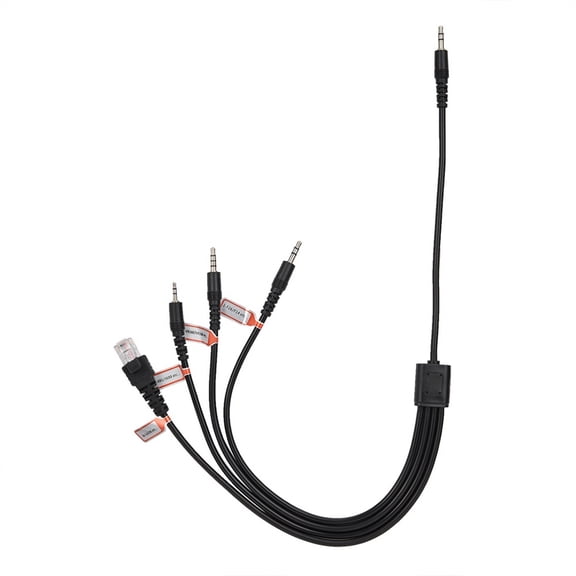 Suodoka 150cm / 59 inches 8 in 1 USB Program Cable Walkie Talkie Programming Cord for Motorola and Icom Two Way Radio Multi-Function Data Connector Black[cite: 1]