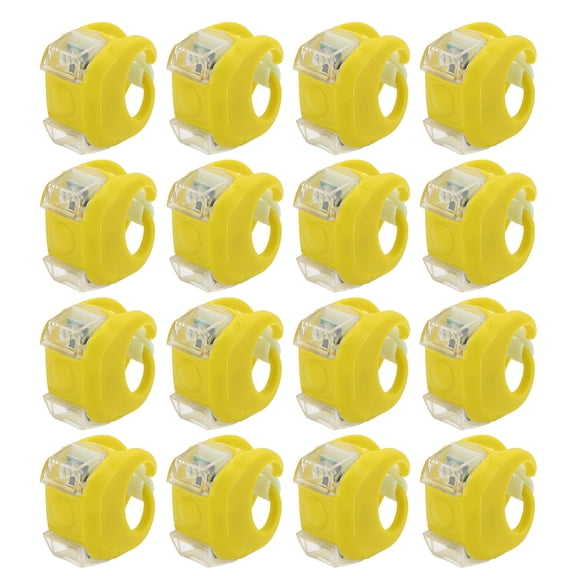 Suodoka 16Pcs LED Boat Navigation Lights, Bright Safe Warning Bow Lights for Boats, 3 Modes Easy Installation Waterproof Marine Lighting for Kayak Pontoon Yacht Night Sailing, Yellow (7.87 in/20 cm)