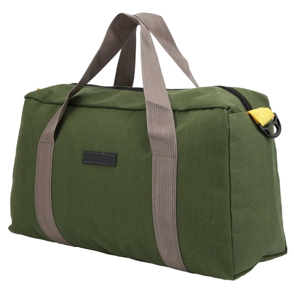 Suodoka 18-Inch Canvas Electrician Storage Bag Waterproof Heavy-Duty Tools Organizer Multi-Functional Handheld Repair Tool Pouch with Pockets (18 inches / 45.7 cm)