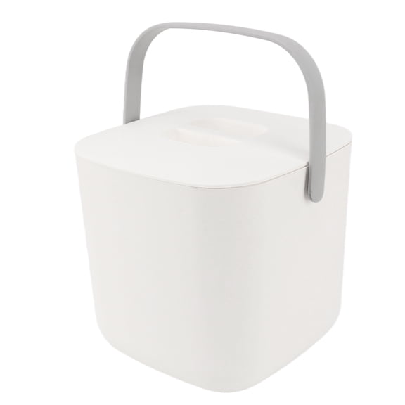 Suodoka 18W Mini Sink Dishwasher with Bucket Portable Ultrasound Dish Washing Machine IP67 Waterproof White 4.33 x 4.33 inches / 11 x 11 cm