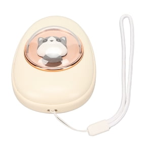 Suodoka 2 in 1 Electric Hand Warmer Power Bank, 1200mAh USB Charging Mini Portable Capsule Hand Heater for Winter, Grey Cat Design. Ideal Portable Power Pack for Outdoor Activities (4.72 in / 12 cm)
