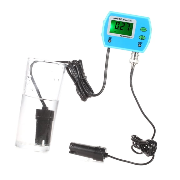 Suodoka 2 in 1 Water Quality Tester and Online pH EC Meter, Professional Multi-Parameter Water Monitor Device for Aquarium, Hydroponics, and Pool Health Care, Blue[cite: 1]