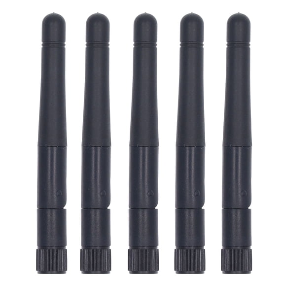 Suodoka 2.4G External WiFi Antenna 3DBI/4DBI High Gain SMA Male Inner Pin Strong Signal Antenna for Wireless Monitoring, Smart Home Devices, 5-Pack, Black (3.54 inches / 9 cm)