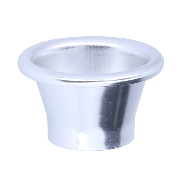 Suodoka 2.6in / 65mm Cold Air Intake Turbo Horn Velocity Stack Adapter CNC Aluminum Car Modification Part Silver