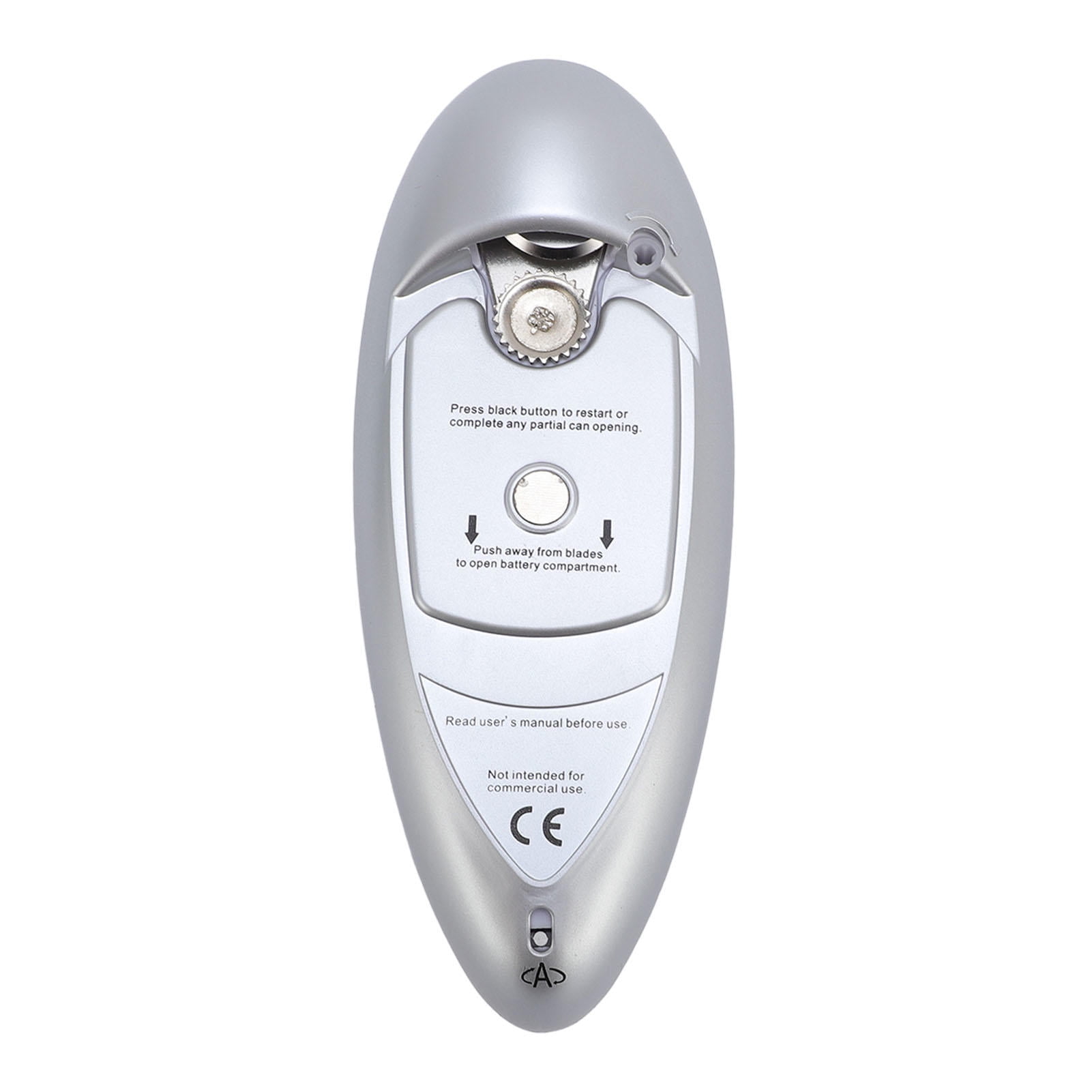 Suodoka 2‑Button Battery‑Powered Stainless Steel Electric Can Opener – One‑Touch, Cordless, Safe & Hygienic Kitchen Tool
