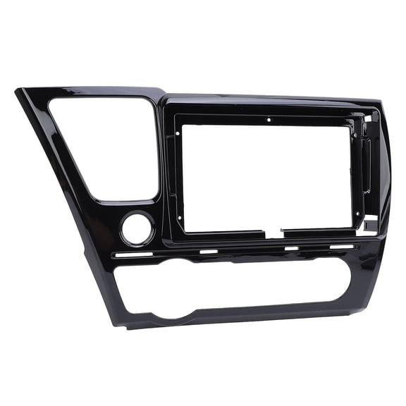 Suodoka 2 Din 9 Inches / 22.86 cm Car Stereo Radio Fascia Panel Protective Seamless Fit Navigation Frame with Power Cord for Civic 2012-2015 US Version