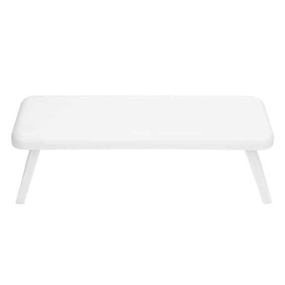 Suodoka 2 PCS Arm Rest for Nails Tech Rectangle Foldable Washable Manicure Hand Rest Cushion for Nail Lamp Height Less Than 8cm White (12.6 in / 32 cm)