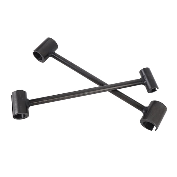 Suodoka 2 Pack Door Hinge Adjustment Tools Steel Construction Double Head Hinge Gaps Bender Repair Wrench 11.4 inches / 29 cm