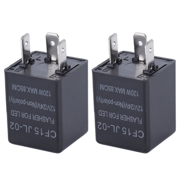 Suodoka 2 Pcs CF15 JL-02 12V 24V Turn Signal Relay Universal Flasher Relay Small Portable Safe Reliable Long Service Life for Remote Control Automotive Electrical Parts Accessories[cite: 1]
