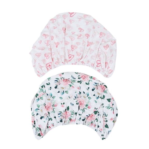 Suodoka 2-Piece Bassinet Fitted Sheets Set, Breathable Polyester Cotton Blend Mattress Pad Covers for Rectangle, Hourglass, Oval Shapes (Multicolor, 6.30 in / 16 cm)