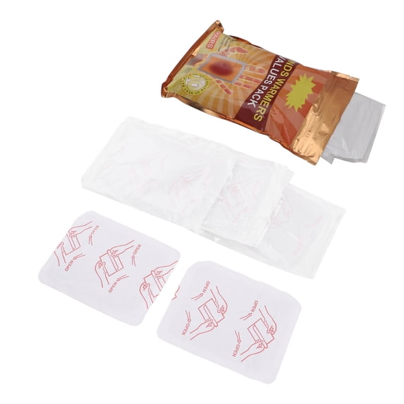 Suodoka 20-Pack Disposable Hand Warmers - Instant Self-Heating Adhesive Heat Pads, Long Lasting 10-Hour Warmth for Winter Outdoor Sports, Camping & Hunting (2pcs*10 Packs / 20 Total)