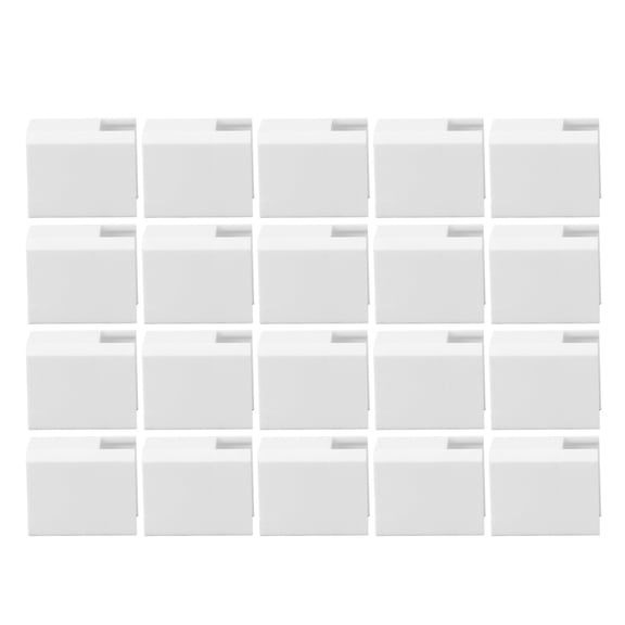 Suodoka 20 Pcs Sliding Door Window Lock Stop Block Plastic Limit Safe Non Collision Accessories Short
