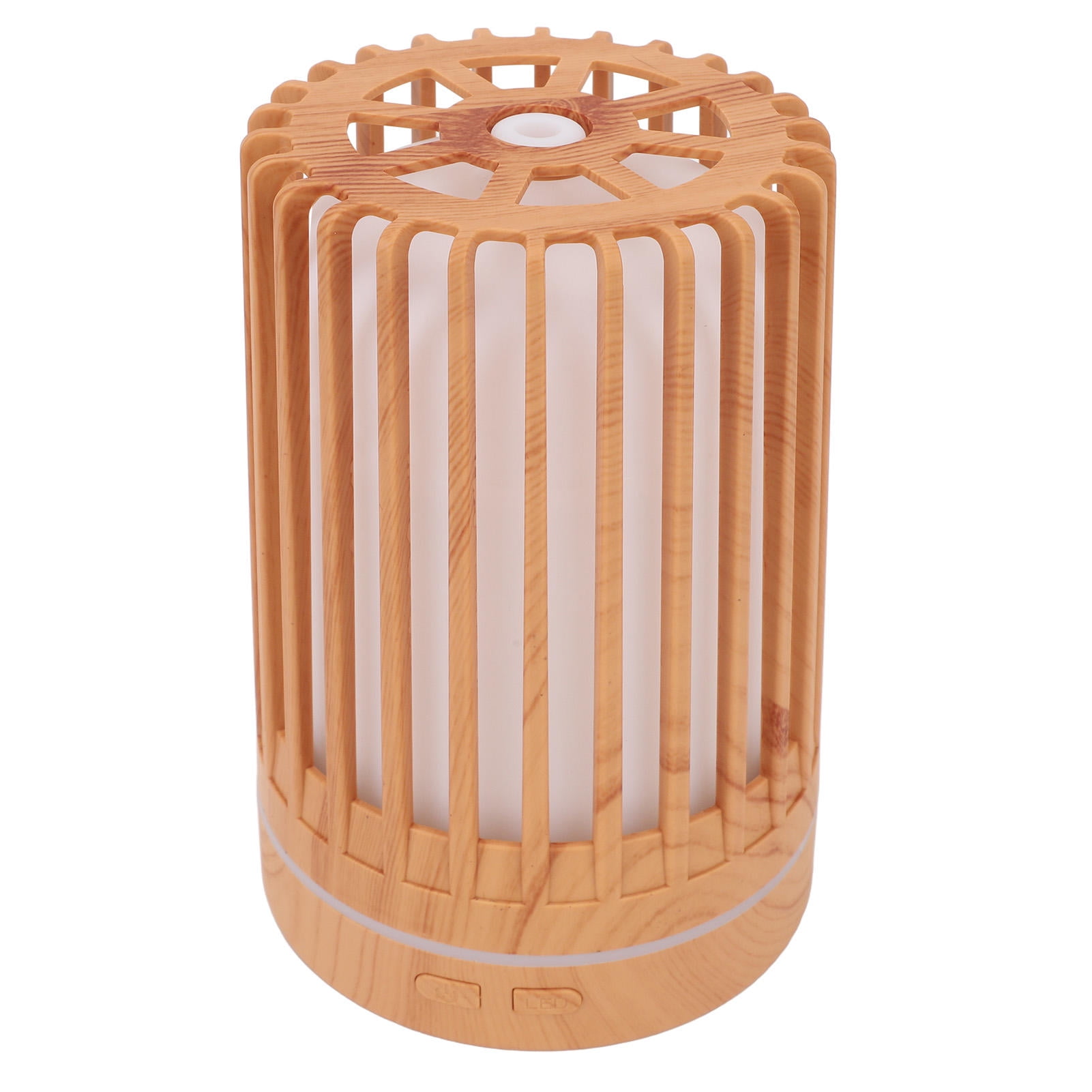 Suodoka 200 ml Compact USB‑Powered Ultrasonic Humidifier & Diffuser with Bird‑Cage Design, Low‑Noise, Auto‑Off, Colorful LED Lights