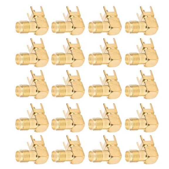 Suodoka 20Pcs SMAKWE RF Connector Half Thread DTU Wireless Data Transmission Smart Light Module