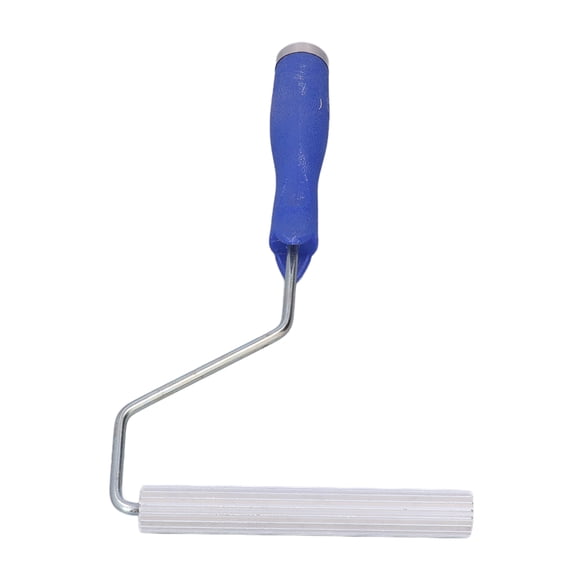 Suodoka 21x150mm Fiberglass Laminating Bubble Roller Aluminum Alloy Resin Defoaming Hand Pasting Tool for FRP 0.8 x 5.9 Inches / 21 x 150 mm Durable Ribbed Texture