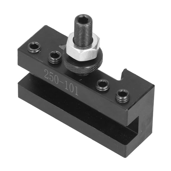 Suodoka 250-101 Quick Change Tool Post Holder Facing Turning Metal Lathe Accessory Part, Tool Bit Range 3/16 to 1/2 inches High Precision Durable Heavy Duty Cutter Bracket Post Change Holder