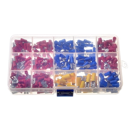 Suodoka 280PCS Assorted Insulated Electrical Connectors Wire Terminals Crimp with Storage Box Portable for Home Marine Auto Applications 7.01 inches[cite: 1] price history and forecast - Suodoka E15059[cite: 1]