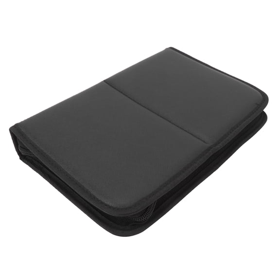 Suodoka 29 Holes Folding Makeup Brush Case Stand Up Professional Waterproof PU Leather Cosmetic Organizer Holder Travel Pouch (10.6 inches / 27 cm)