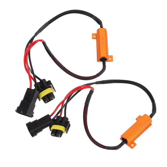 Suodoka 2PCS H11 LED Light Resistor 50W 8 Ohm Error Canceler Decoder[cite: 1]