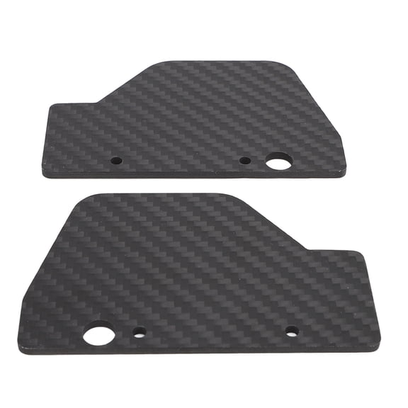 Suodoka 2PCS RC Rear Mud Flaps Carbon Fiber Splash Guards Mudguards for Arrma Mojave (5.11 inches / 13 cm)