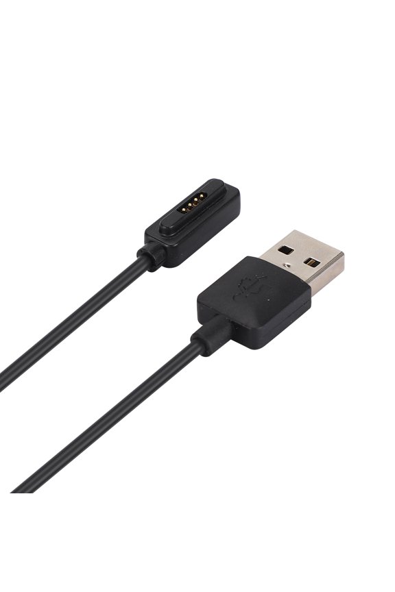 2PCS Smartwatch Charger Cable For ASUS Zen Watch 2, Probe Interface 5V 500MA PVC Replacement Power Cord Black (5.1 inches / 13 cm Package)