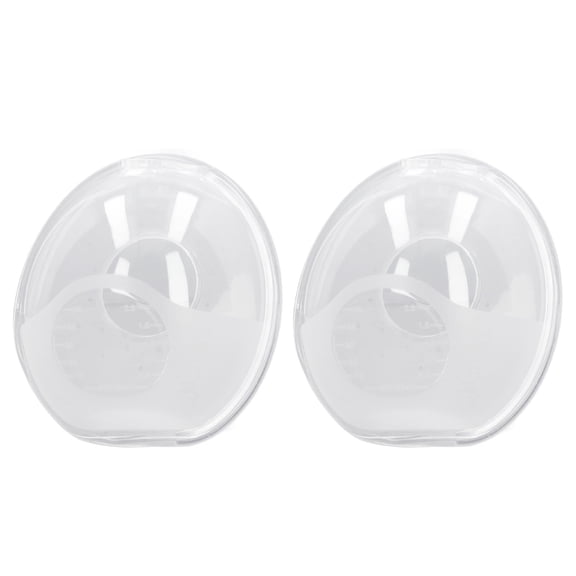 Suodoka 2PCS Wearable Breast Milk Collector Reusable Leak Proof Silicone Nipple Breast Nursing Cup for Mothers, Hands-Free Milk Saver Shells (7.87 inches / 20.00 cm)