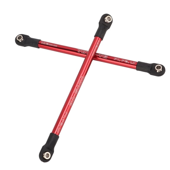 Suodoka 2Pcs Aluminum Pushrods RC Car Push Rod for Traxxas E Revo Summit Revo 1/10, 4.9 inches / 125 mm