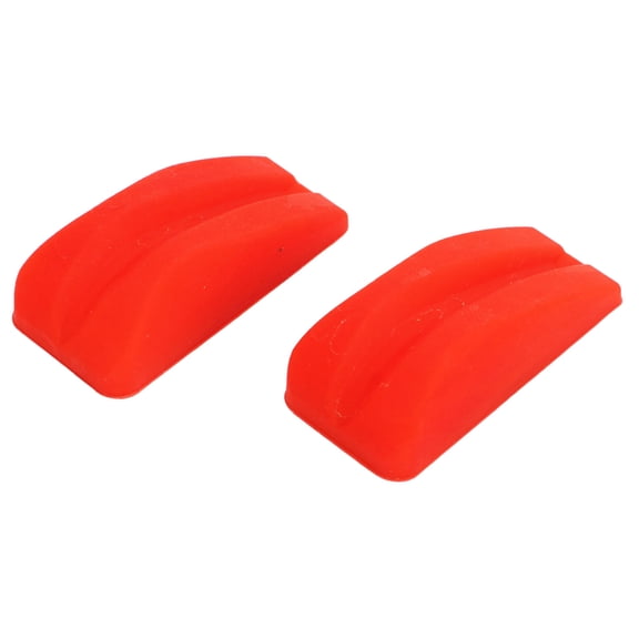Suodoka 2Pcs Archery Bow Shock Absorber Rubber Vibration Reduction Lightweight String Groove Damper Red Stabilizer For Target Practice Hunting (2.36 inches / 6 cm)