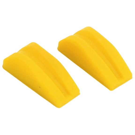 Suodoka 2Pcs Archery Bow Shock Absorber Rubber Vibration Reduction Lightweight String Groove Damper Yellow Stabilizer For Target Practice Hunting (2.36 inches / 6 cm)