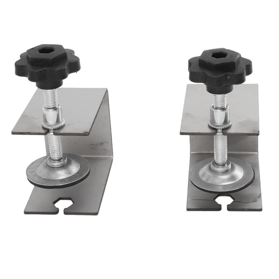 Suodoka 2Pcs Drawer Front Installation Clamp Professional Woodworking Cabinet Mounting Clip Easy Adjustment Tool for DIY Furniture Repair, 4.7 in / 11.9 cm