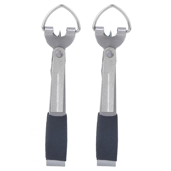Suodoka 2Pcs Fly Fishing Quick Knot Tool Fast Nail Knotter Lines Clipper Hook Eye Cleaner with Retractor Multi-Use Stainless Steel Fishing Gear Accessories