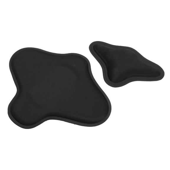Suodoka 2Pcs Foam Lumbar Board Liposuction Abdominal Back Board Post Surgery Waist Compression Board Set for Lipo Recovery Belly Support Flattening Everyday Shapewear Black One Size