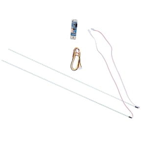 Suodoka 2Pcs LED Backlight Strips Kit with Driver Board Liquid Crystal Display Lamp Tube Lights for 22 Inch Monitor Screen, 19.29 inches / 49 cm