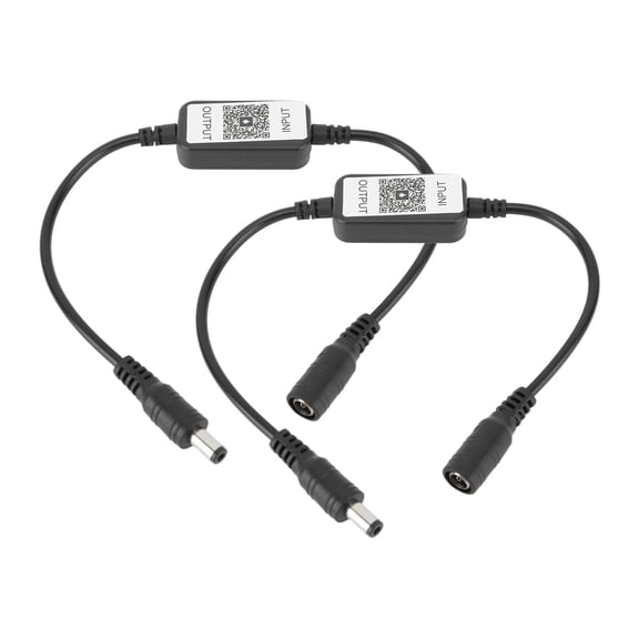 Suodoka 2Pcs LED Light Strip Controller Bluetooth Remote Dimming Smart Switch DC 5-24V 13.39 inches / 34 cm