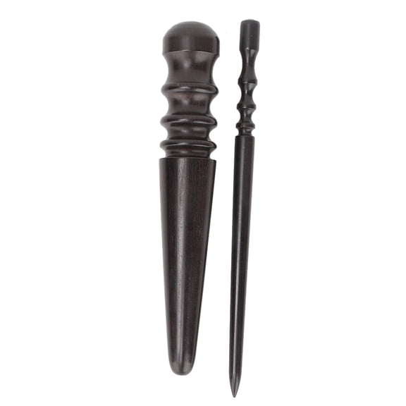 Suodoka 2Pcs Leather Wood Edge Slicker MultiSize Burnisher DIY Handworking Tool (5.9 inches / 15 cm)