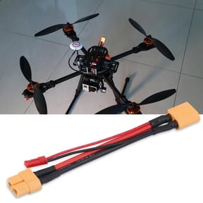 Suodoka 2Pcs/Set XT60 Female to XT60 Male & JST Male Connector Adapter Cable RC Accessory for Camera Mount Gimbal LED Light FPV Transmitter 3.9 inches / 10 cm
