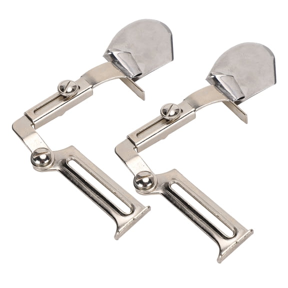 Suodoka 2Pcs Sewing Machine Binder Lockstitch Hem Folder Binding Attachment A11 3/8 inches / 1 cm
