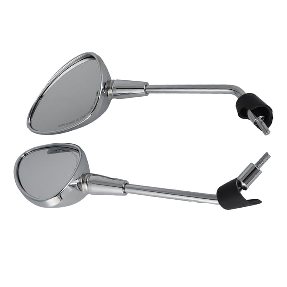Suodoka 2pcs Motorcycle Rear View Mirror Replacement for Piaggio Vespa Primavera 50 4T 4V NOABS E2 2013-2017, Silver (14.57 in / 37 cm)
