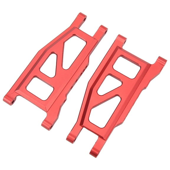 Suodoka 2pcs RC Front Swing Arm Professional Universal Aluminium Alloy RC Car Front Suspension Arms for 1/10 RC Cars Red
