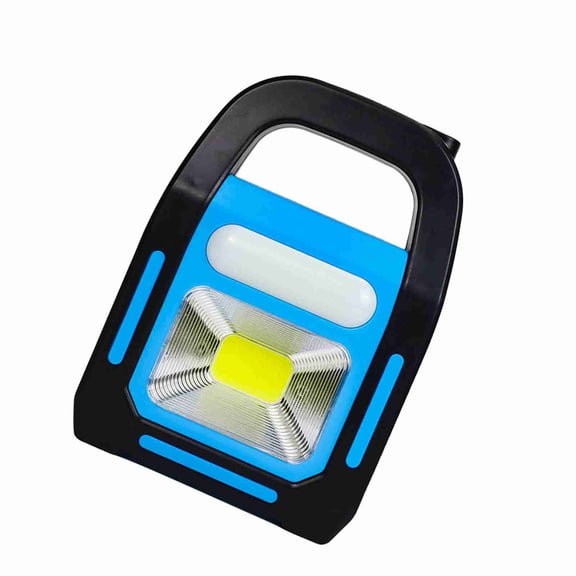 Suodoka 3 In 1 Solar USB Rechargeable Camping Lantern Waterproof Emergency Flashlight Blue 7.87 inches / 20 cm