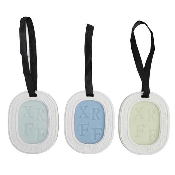 Suodoka 3-Pack Hanging Aromatherapy Wax Tablets  LongLasting Fragrance for Wardrobe & Home, 3 Scent Options