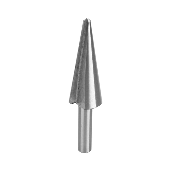 Suodoka 3-Piece HSS Taper Umbrella Drill Bit Step Drill Set Cone Chamfer Cutter for Wood and Metal
