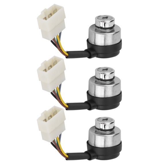 Suodoka 3-Set 6 Wire Ignition Switch with Key for 188F GX390 190F GX420 Gasoline Engine Power Generator Starter Switch Replacement Parts, Easy Installation Farm Construction Garden Activity Equipment
