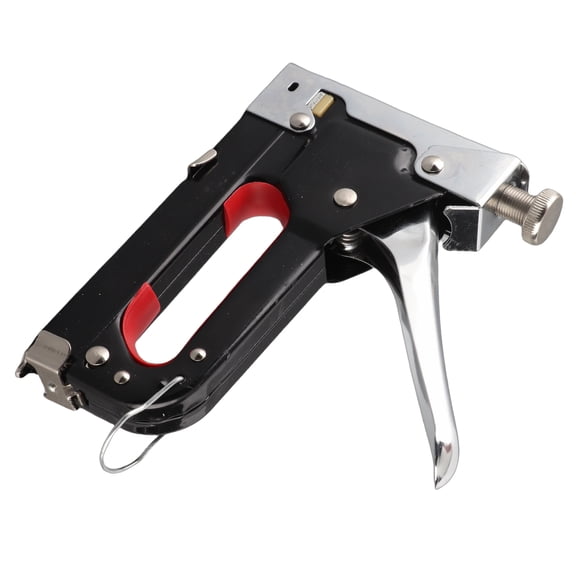 Suodoka 3-in-1 Heavy Duty Staple Gun Kit with 600 Nails Capacity, Professional Manual Steel Brad Nailer Staples Tacker for Upholstery, Crafts, Carpentry Woodworking, Fixing Material, 4.6x1x6.3 in